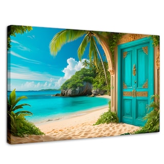 Foto 1 | Foto 1 | Cuadro Decorativo Para Sala Canvas Ruta Del Mar 90x60