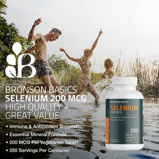Foto 3 | Foto 3 | Suplemento Bronson Selenium 200 Mcg Inmunológico Y Antioxidante 250 Tabletas
