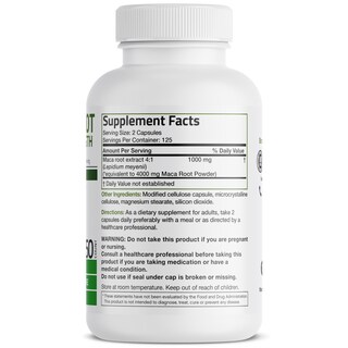 Foto 2 | Foto 2 | Suplemento Bronson Raíz De Maca Lepidium Meyenii 250 Cápsulas Extra Fuerte