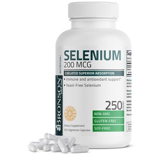 Foto 1 | Foto 1 | Suplemento Bronson Selenium 200 Mcg 250 Cápsulas De Aminoácidos Quelados