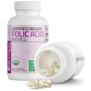 Foto 4 | Foto 4 | Ácido Fólico Orgánico Bronson 800 Mcg 360 Tabletas