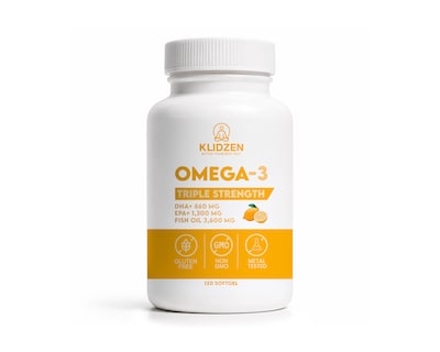 Foto 1 | Foto 1 | Suplemento Omega 3 Klidzen Amarillo 3600 Mg Epa 1300 Mg Dha 860 Mg 120 Cápsulas Softgel Sabor Limón