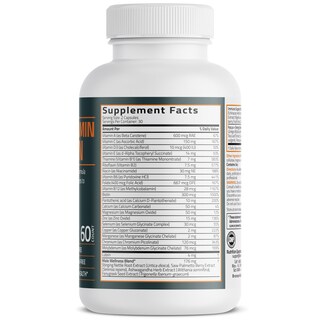 Foto 2 | Foto 2 | Multivitamínico Bronson Para Hombre 60 Cápsulas Fórmula Diaria Sin Ogm Y Gluten