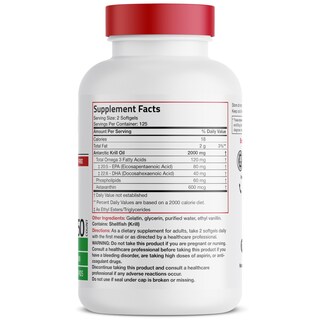 Foto 2 | Foto 2 | Aceite De Krill Antártico Bronson 2000 Mg 250 Cápsulas Blandas