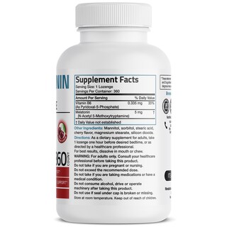 Foto 2 | Foto 2 | Suplemento De Melatonina Bronson 5 Mg Con Vitamina B6 360 Comprimidos