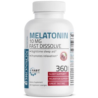 Foto 5 | Foto 5 | Tabletas De Melatonina Bronson 10 Mg Disolución Rápida 360 Unidades