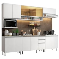 Cocina Integral Completa Modular Madesa Genova 280cm Bb 06