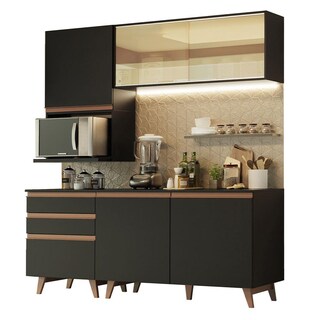 Foto 1 | Foto 1 | Cocina Integral Completa Modular Madesa Reims 180cm Negro 10