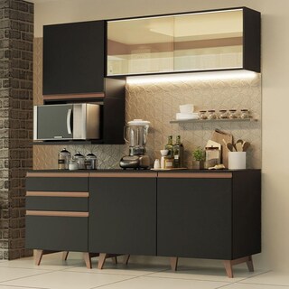 Foto 2 | Foto 2 | Cocina Integral Completa Modular Madesa Reims 180cm Negro 10