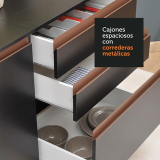 Foto 8 | Foto 8 | Cocina Integral Completa Modular Madesa Reims 180cm Negro 10