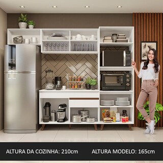 Foto 5 | Foto 5 | Cocina Integral Completa Modular Madesa Reims 260cm Color Blanco 07