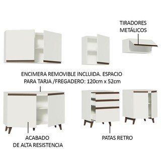 Foto 4 | Foto 4 | Cocina Integral Completa Modular Madesa Reims 250cm Bb 11