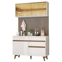 Cocina Integral Completa Modular Madesa Reims 120cm Blanco 2