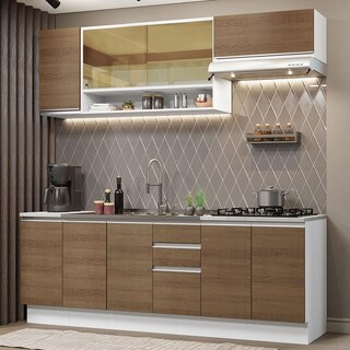 Foto 2 | Foto 2 | Cocina Integral Completa Modular Madesa Glamy 240cm Bm 1