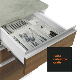 Foto 8 | Foto 8 | Cocina Integral Completa Modular Madesa Glamy 240cm Bm 1