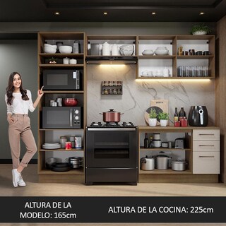 Foto 4 | Foto 4 | Cocina Integral Completa Modular Madesa Agata 270cm Mc 07