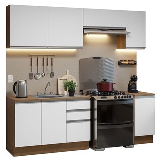 Foto 1 | Foto 1 | Cocina Integral Con Acessorios 240cm Glamy Marrón/blanco