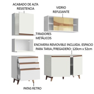 Foto 4 | Foto 4 | Cocina Integral Completa Modular Madesa Reims 180cm Bb 04