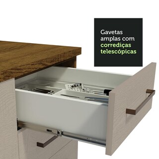 Foto 6 | Foto 6 | Madesa Gabinete De Cocina Integral Completo 260 Cm Agata Rustic/crema 02