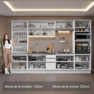 Foto 4 | Foto 4 | Cocina Integral Completa Modular Madesa Glamy 340cm Bb
