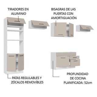 Foto 4 | Foto 4 | Cocina Integral Completa Modular Madesa Agata 350cm Bc 01
