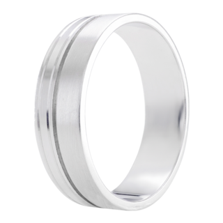 Foto 2 | Foto 2 | Anillo De Matrimonio Fonelli Ar14-b16146 Oro Blanco 14k 6mm Macizo-5