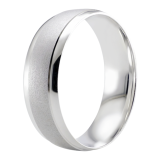 Foto 2 | Foto 2 | Anillo De Matrimonio Fonelli A14-b102466 Oro Blanco 14k 6mm Comfort Fit-8.5