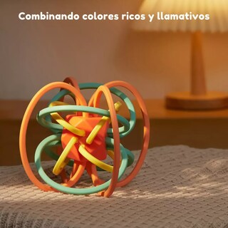Foto 5 | Foto 5 | Juguete Mordedera Para Bebé Elástico Silicona Suave Multicolor