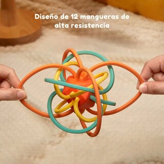 Foto 6 | Foto 6 | Juguete Mordedera Para Bebé Elástico Silicona Suave Multicolor