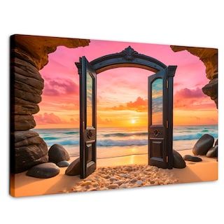 Foto 1 | Foto 1 | Cuadro Decorativo Para Sala Canvas Portal De Las Olas 90x60