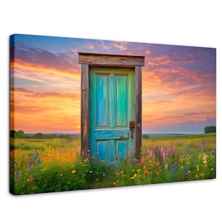 Foto 1 | Foto 1 | Cuadro Decorativo Para Sala Canvas Puerta Campestre 90x60