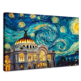 Foto 1 | Foto 1 | Cuadro Decorativo México Canvas Bellas De Noche 90x60