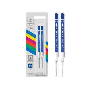 Foto 3 | Foto 3 | Repuesto Bolígrafo Parker Tinta Azul Punto Mediano Caja Con 2 Piezas