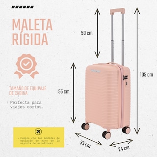 Foto 3 | Foto 3 | Maleta Us Urban de Mano Rígida Rosa