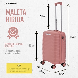 Foto 3 | Foto 3 | Maleta Us Urban de Mano Rígida Rosa