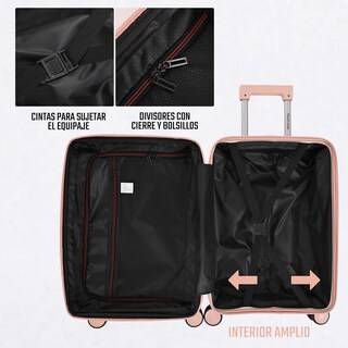 Foto 4 | Foto 4 | Maleta Us Urban de Mano Rígida Rosa