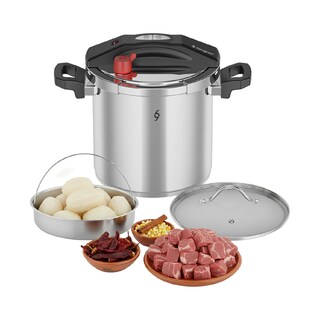 Foto 1 | Foto 1 | Olla de Presión 10 Litros Acero Inox 304 Bogner Bpc10n