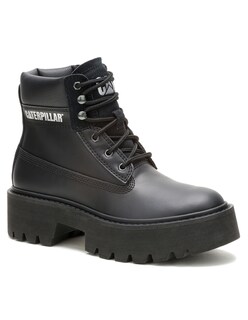 Foto 1 | Foto 1 | Bota Casual Caterpillar Negro Piel Para Mujer