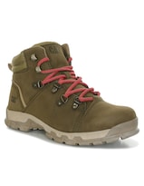 Bota Casual Caterpillar Verde Piel Para Mujer