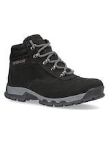 Botín Casual Caterpillar Negro Piel Para Mujer