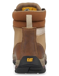 Foto 3 | Foto 3 | Bota De Trabajo Caterpillar Café Piel Para Mujer