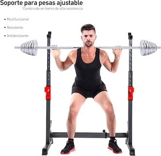 Foto 2 | Foto 2 | Rack para Sentadillas Ajustable para Entrenamiento con Pesas, Bluelander