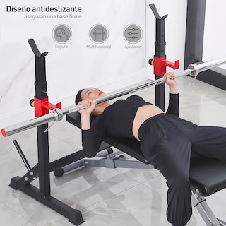 Foto 4 | Foto 4 | Rack para Sentadillas Ajustable para Entrenamiento con Pesas, Bluelander