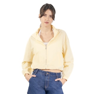 Foto 1 | Foto 1 | Chamarra Crop Sin Capucha Forever 21 Amarillo Para Mujer