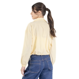 Foto 3 | Foto 3 | Chamarra Crop Sin Capucha Forever 21 Amarillo Para Mujer