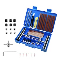 Kit de Reparación de Neumáticos 58 Piezas Azul