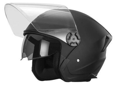 Foto 1 | Foto 1 | Casco Abatible Doble Visera de Abs Negro