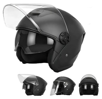 Foto 2 | Foto 2 | Casco Abatible Doble Visera de Abs Negro