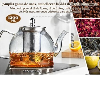 Foto 3 | Foto 3 | Tetera Mágica Xtellar Vidrio Infusiones