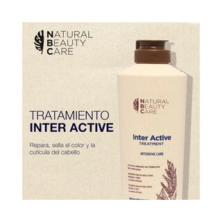 Foto 2 | Foto 2 | Tratamiento Capilar Natural Beauty Care Inter Active 300 Ml Para Cabello Decolorado O Procesado